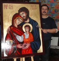 Ikona Świętej Rodziny-120cm-90cm